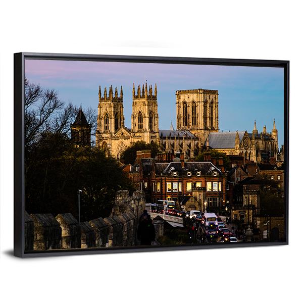 The York Minster UK Canvas Wall Art-3 Horizontal-Gallery Wrap-25" x 16"-Tiaracle