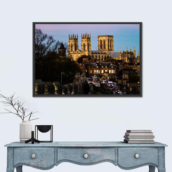 The York Minster UK Canvas Wall Art-3 Horizontal-Gallery Wrap-25" x 16"-Tiaracle
