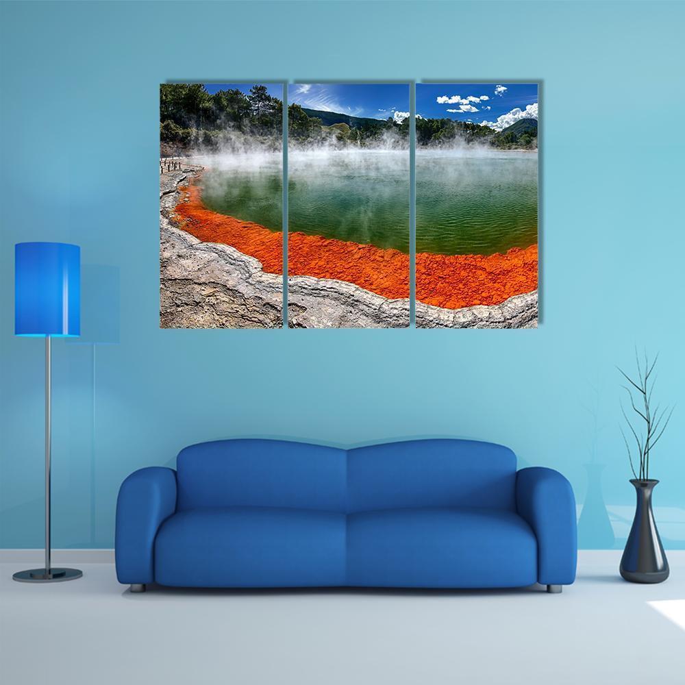 Champagne Pool New Zealand Canvas Wall Art-3 Horizontal-Gallery Wrap-37" x 24"-Tiaracle