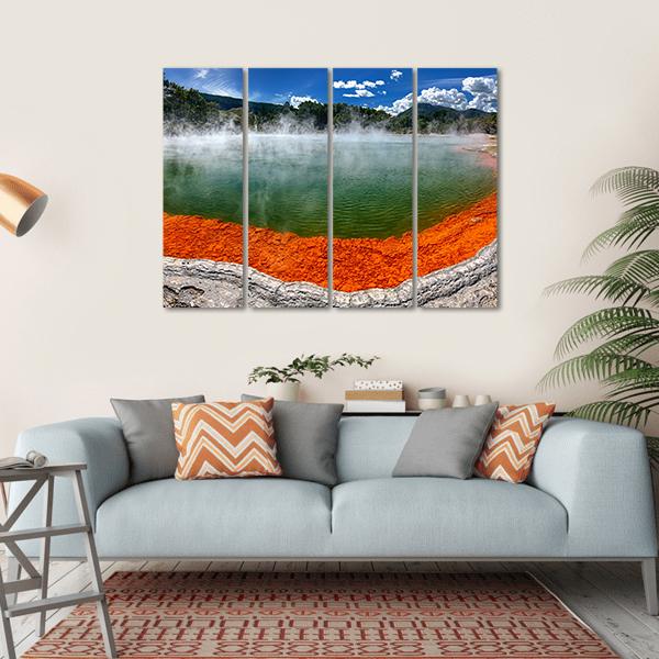 Champagne Pool New Zealand Canvas Wall Art-4 Horizontal-Gallery Wrap-34" x 24"-Tiaracle