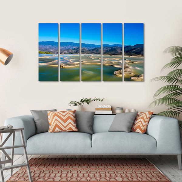 Thermal Spring In Central Valleys Of Oaxaca Canvas Wall Art-5 Horizontal-Gallery Wrap-22" x 12"-Tiaracle