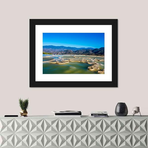 Thermal Spring In Central Valleys Of Oaxaca Panoramic Canvas Wall Art-1 Piece-36" x 12"-Tiaracle