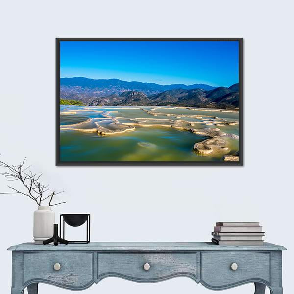 Thermal Spring In Central Valleys Of Oaxaca Panoramic Canvas Wall Art-1 Piece-36" x 12"-Tiaracle