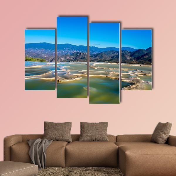 Thermal Spring In Central Valleys Of Oaxaca Canvas Wall Art-4 Pop-Gallery Wrap-50" x 32"-Tiaracle