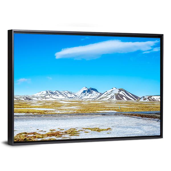 Thingvellir A Natural Place Iceland Canvas Wall Art-3 Horizontal-Gallery Wrap-25" x 16"-Tiaracle