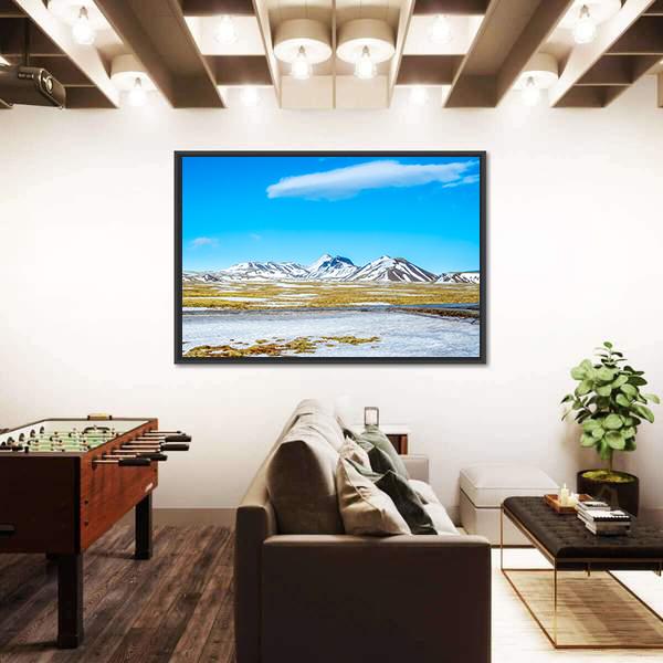 Thingvellir A Natural Place Iceland Canvas Wall Art-3 Horizontal-Gallery Wrap-25" x 16"-Tiaracle