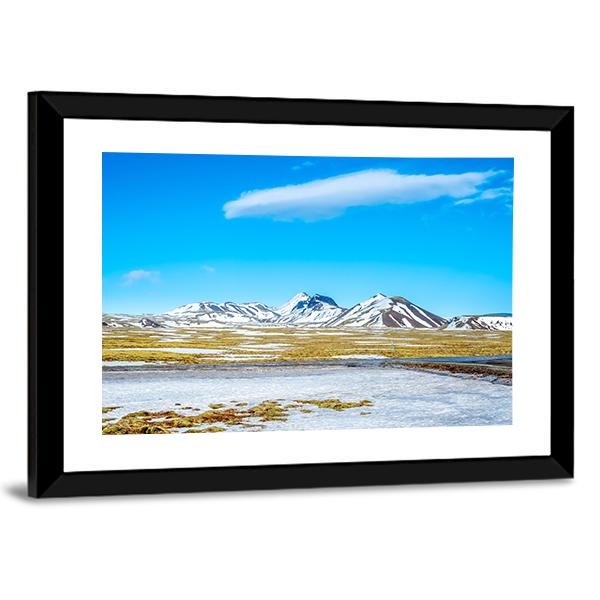 Thingvellir A Natural Place Iceland Canvas Wall Art-3 Horizontal-Gallery Wrap-25" x 16"-Tiaracle