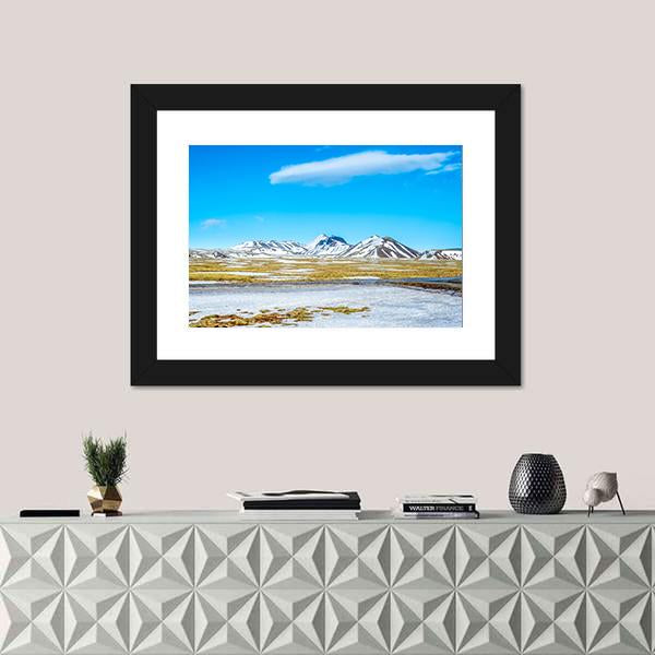 Thingvellir A Natural Place Iceland Canvas Wall Art-3 Horizontal-Gallery Wrap-25" x 16"-Tiaracle