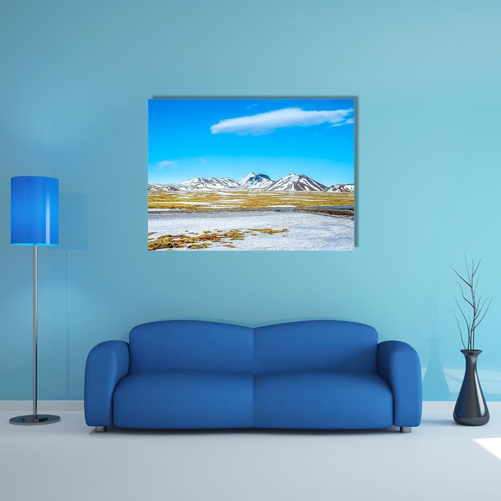 Thingvellir A Natural Place Iceland Canvas Wall Art-1 Piece-Gallery Wrap-48" x 32"-Tiaracle