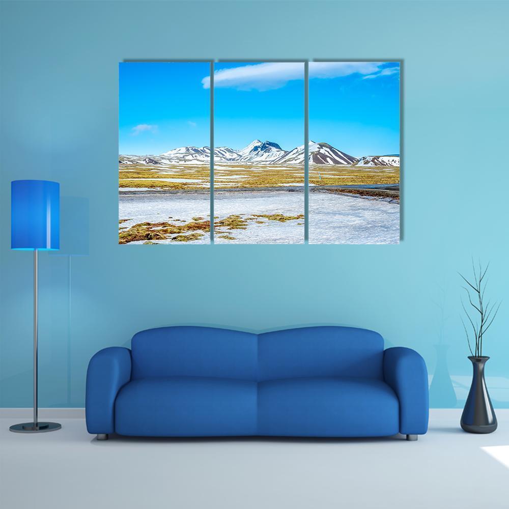 Thingvellir A Natural Place Iceland Canvas Wall Art-3 Horizontal-Gallery Wrap-37" x 24"-Tiaracle