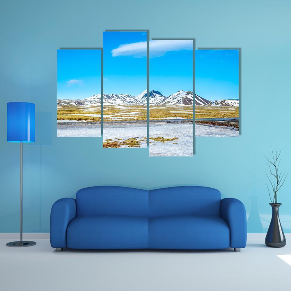 Thingvellir A Natural Place Iceland Canvas Wall Art-4 Pop-Gallery Wrap-50" x 32"-Tiaracle