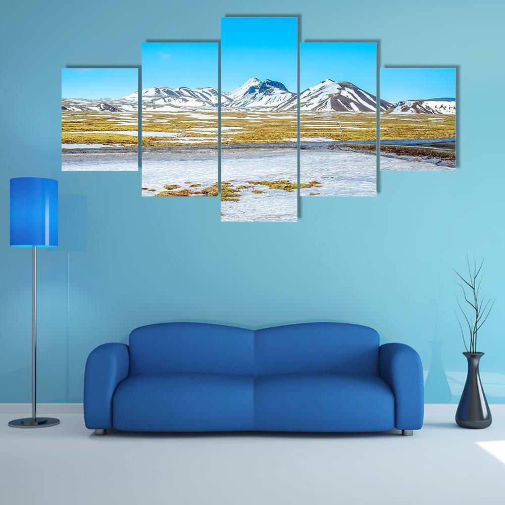 Thingvellir A Natural Place Iceland Canvas Wall Art-5 Star-Gallery Wrap-62" x 32"-Tiaracle