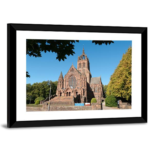 Thomas Coats Memorial Church Canvas Wall Art-3 Horizontal-Gallery Wrap-25" x 16"-Tiaracle