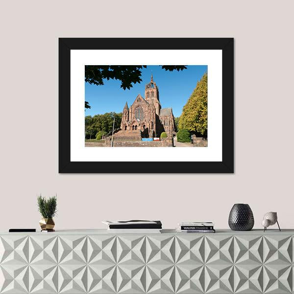 Thomas Coats Memorial Church Canvas Wall Art-5 Horizontal-Gallery Wrap-22" x 12"-Tiaracle