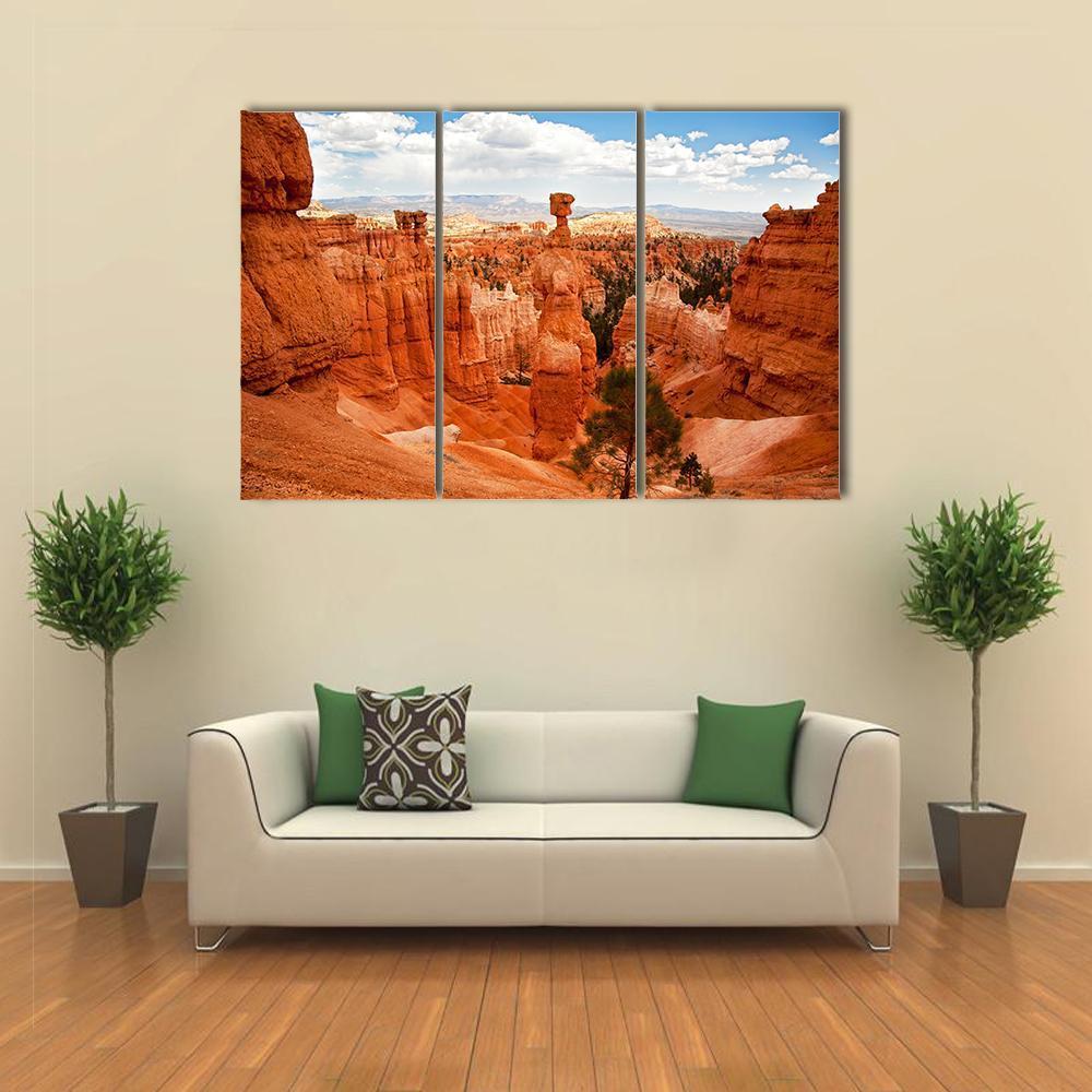 Thors Hammer Bryce Canyon Utah Canvas Wall Art-5 Pop-Gallery Wrap-47" x 32"-Tiaracle