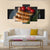 Three Grilled Sausages Canvas Wall Art-4 Pop-Gallery Wrap-50" x 32"-Tiaracle