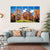 Three Patriarchs Zion National Park Canvas Wall Art-5 Horizontal-Gallery Wrap-22" x 12"-Tiaracle