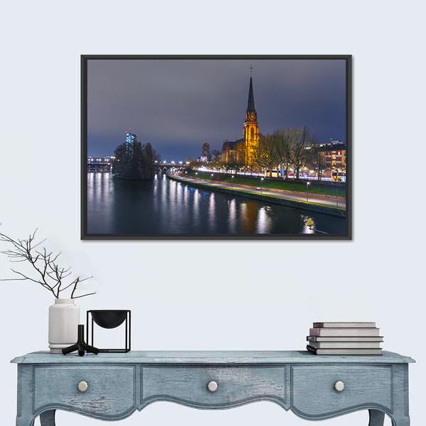 Three Wise Men Church Canvas Wall Art-5 Horizontal-Gallery Wrap-22" x 12"-Tiaracle