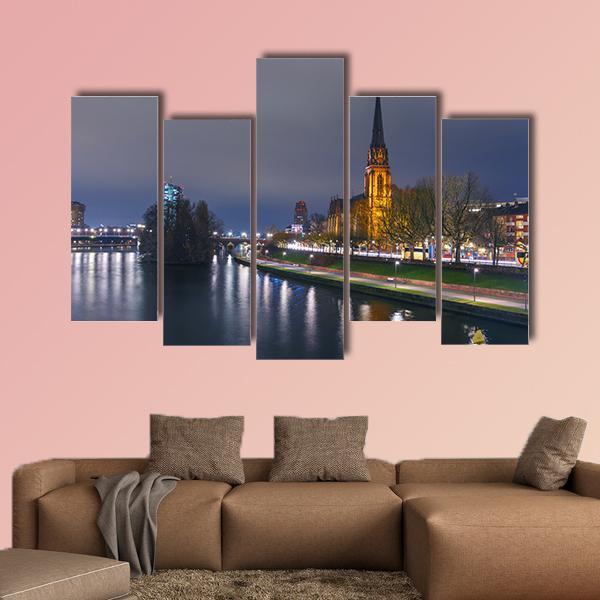 Three Wise Men Church Canvas Wall Art-5 Pop-Gallery Wrap-47" x 32"-Tiaracle