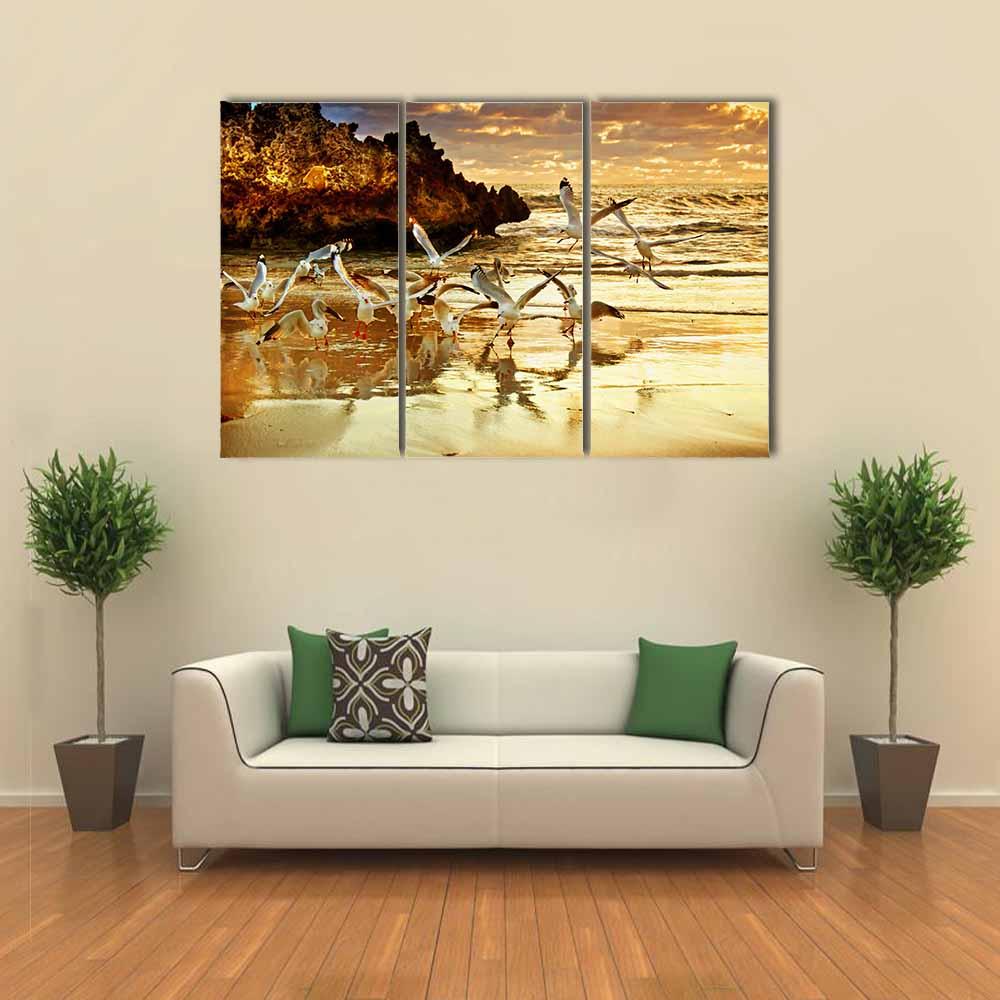 Two Rocks Perth Western Australia Canvas Wall Art-3 Horizontal-Gallery Wrap-25" x 16"-Tiaracle