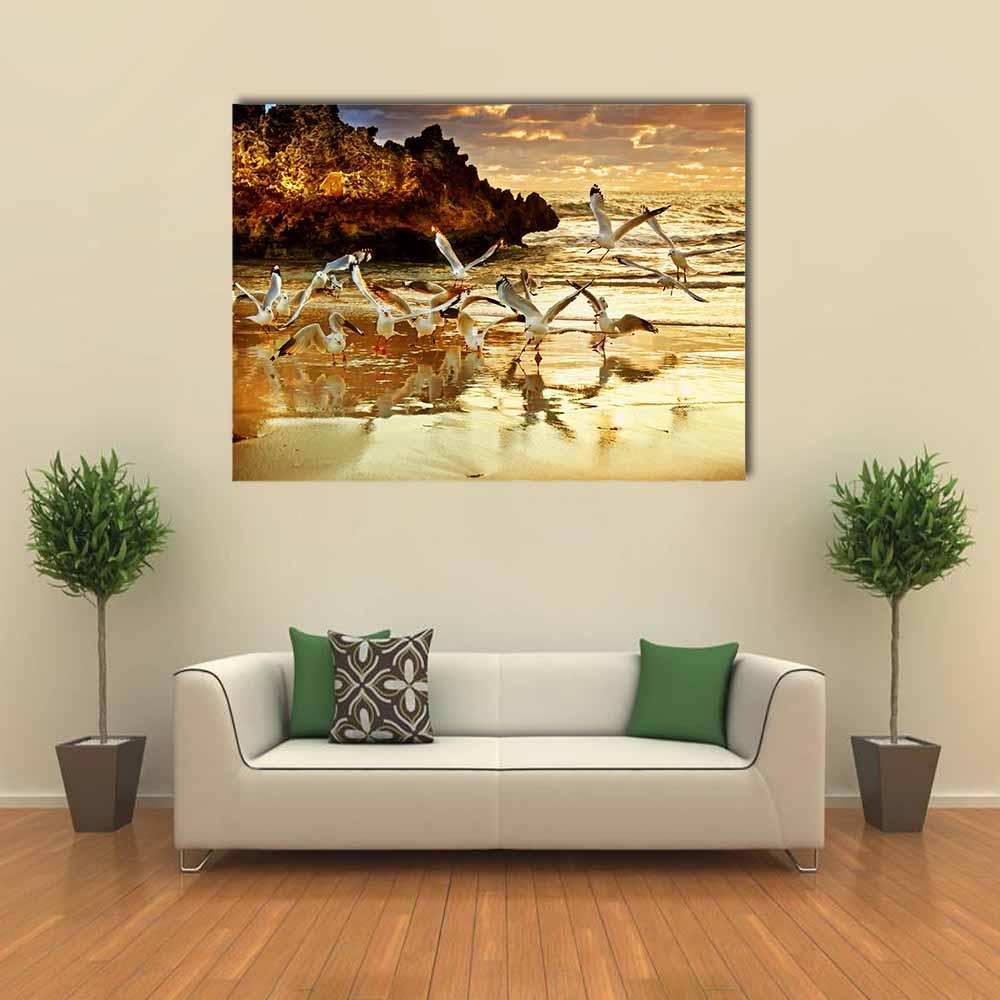Two Rocks Perth Western Australia Canvas Wall Art-1 Piece-Gallery Wrap-24" x 16"-Tiaracle