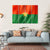 Burkina Faso Flag Canvas Wall Art-1 Piece-Gallery Wrap-36" x 24"-Tiaracle