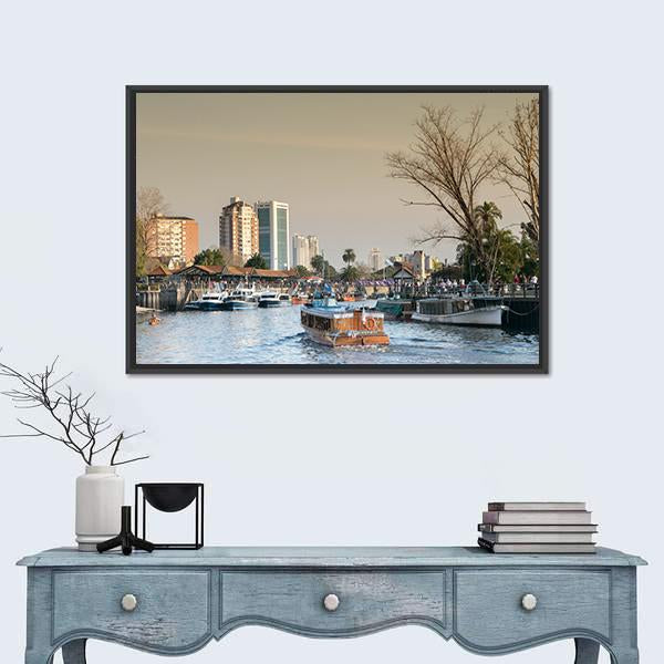 Tigre River Argentina Canvas Wall Art-3 Horizontal-Gallery Wrap-25" x 16"-Tiaracle