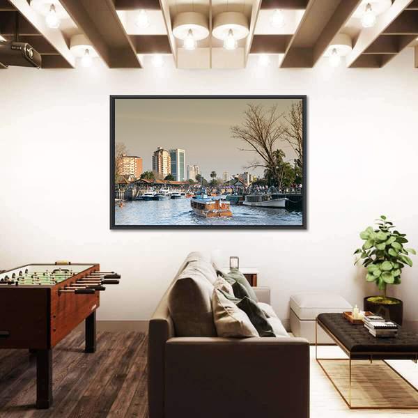 Tigre River Argentina Canvas Wall Art-3 Horizontal-Gallery Wrap-25" x 16"-Tiaracle