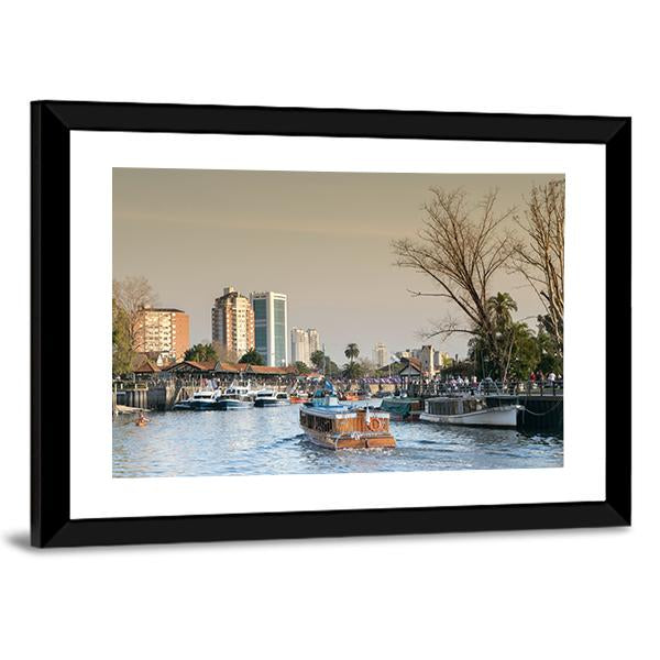 Tigre River Argentina Canvas Wall Art-3 Horizontal-Gallery Wrap-25" x 16"-Tiaracle