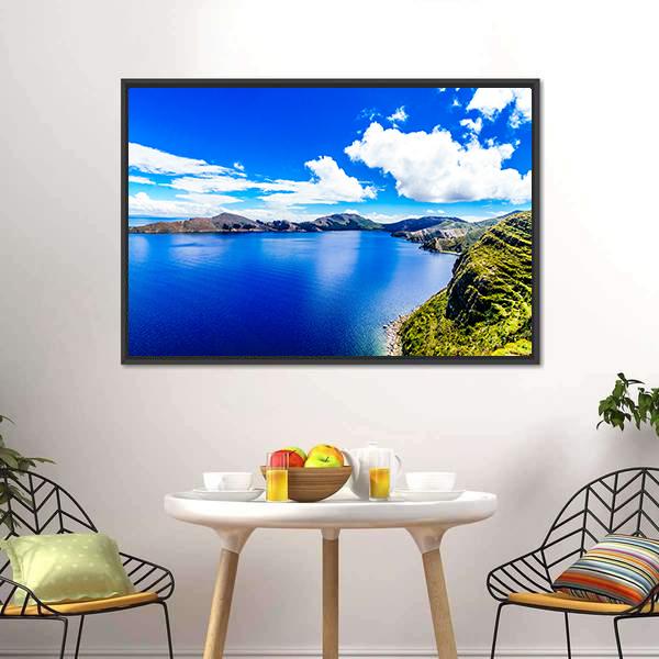 Titicaca Lake Canvas Wall Art-3 Horizontal-Gallery Wrap-25" x 16"-Tiaracle