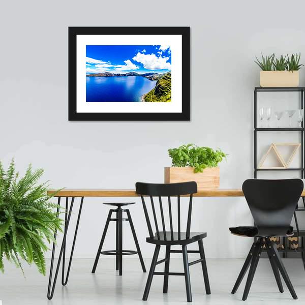Titicaca Lake Canvas Wall Art-3 Horizontal-Gallery Wrap-25" x 16"-Tiaracle