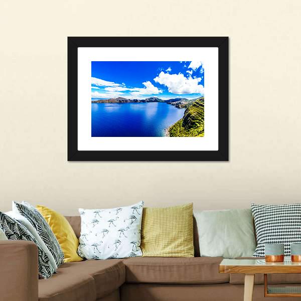 Titicaca Lake Canvas Wall Art-3 Horizontal-Gallery Wrap-25" x 16"-Tiaracle