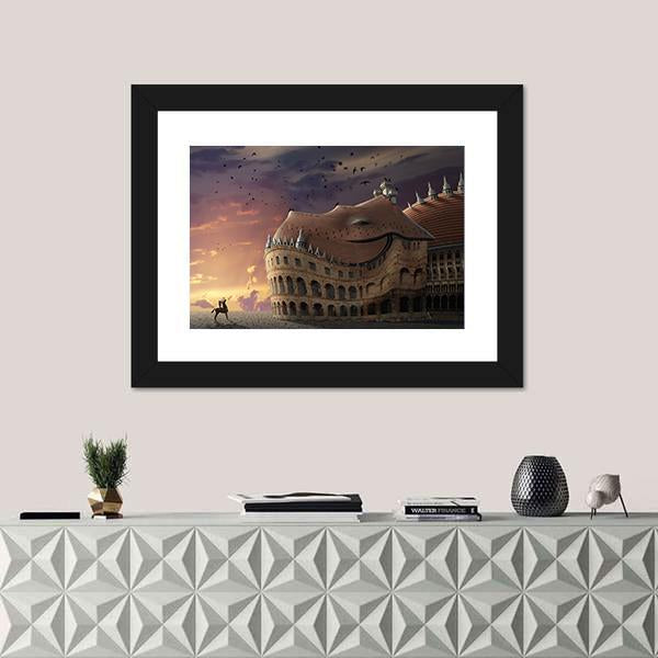 To Wake Up A Dragon Canvas Wall Art-5 Horizontal-Gallery Wrap-22" x 12"-Tiaracle