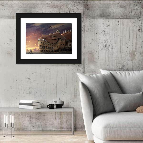 To Wake Up A Dragon Canvas Wall Art-5 Horizontal-Gallery Wrap-22" x 12"-Tiaracle