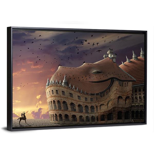 To Wake Up A Dragon Canvas Wall Art-5 Horizontal-Gallery Wrap-22" x 12"-Tiaracle