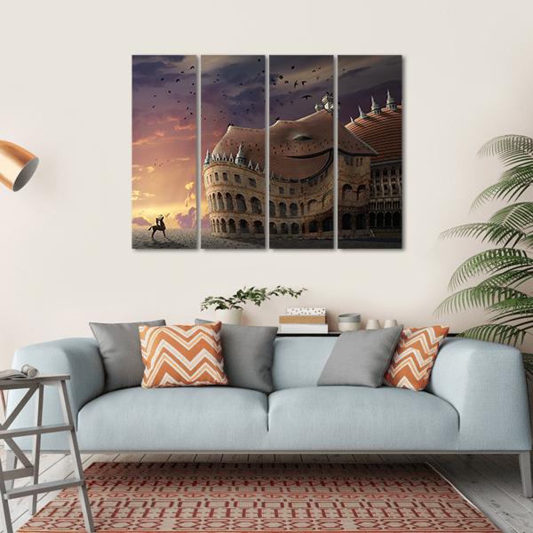 To Wake Up A Dragon Canvas Wall Art-4 Horizontal-Gallery Wrap-34" x 24"-Tiaracle