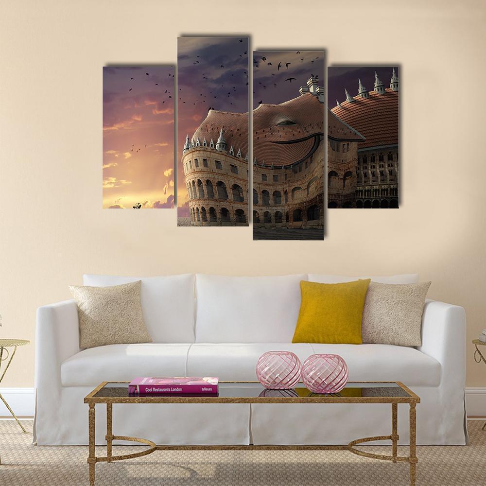 To Wake Up A Dragon Canvas Wall Art-4 Pop-Gallery Wrap-50" x 32"-Tiaracle