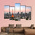 Tokyo City Skyline Canvas Wall Art-5 Pop-Gallery Wrap-47" x 32"-Tiaracle