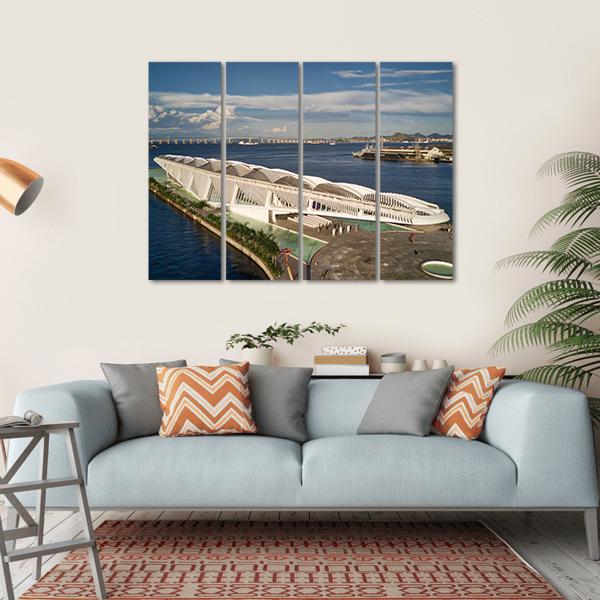 Tomorrow Museum Brazil Canvas Wall Art-4 Horizontal-Gallery Wrap-34" x 24"-Tiaracle