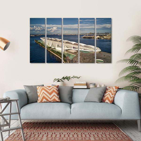 Tomorrow Museum Brazil Canvas Wall Art-5 Horizontal-Gallery Wrap-22" x 12"-Tiaracle