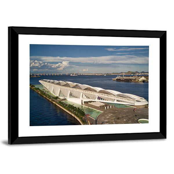 Tomorrow Museum Brazil Canvas Wall Art-3 Horizontal-Gallery Wrap-25" x 16"-Tiaracle