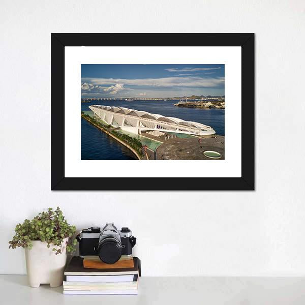 Tomorrow Museum Brazil Panoramic Canvas Wall Art-1 Piece-36" x 12"-Tiaracle