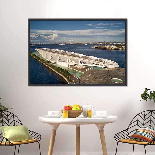 Tomorrow Museum Brazil Panoramic Canvas Wall Art-1 Piece-36" x 12"-Tiaracle