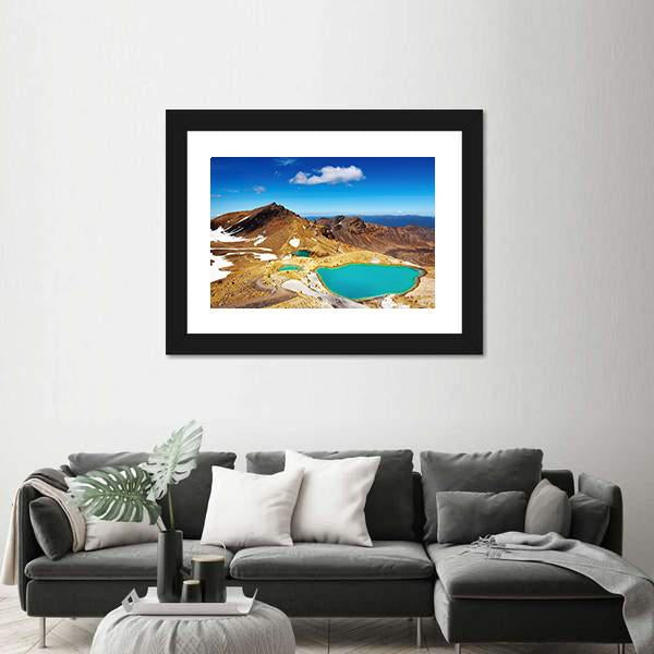 Tongariro National Park Canvas Wall Art-1 Piece-Framed Print-20" x 16"-Tiaracle