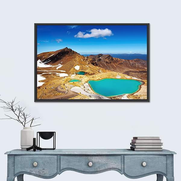 Tongariro National Park Canvas Wall Art-3 Horizontal-Gallery Wrap-25" x 16"-Tiaracle