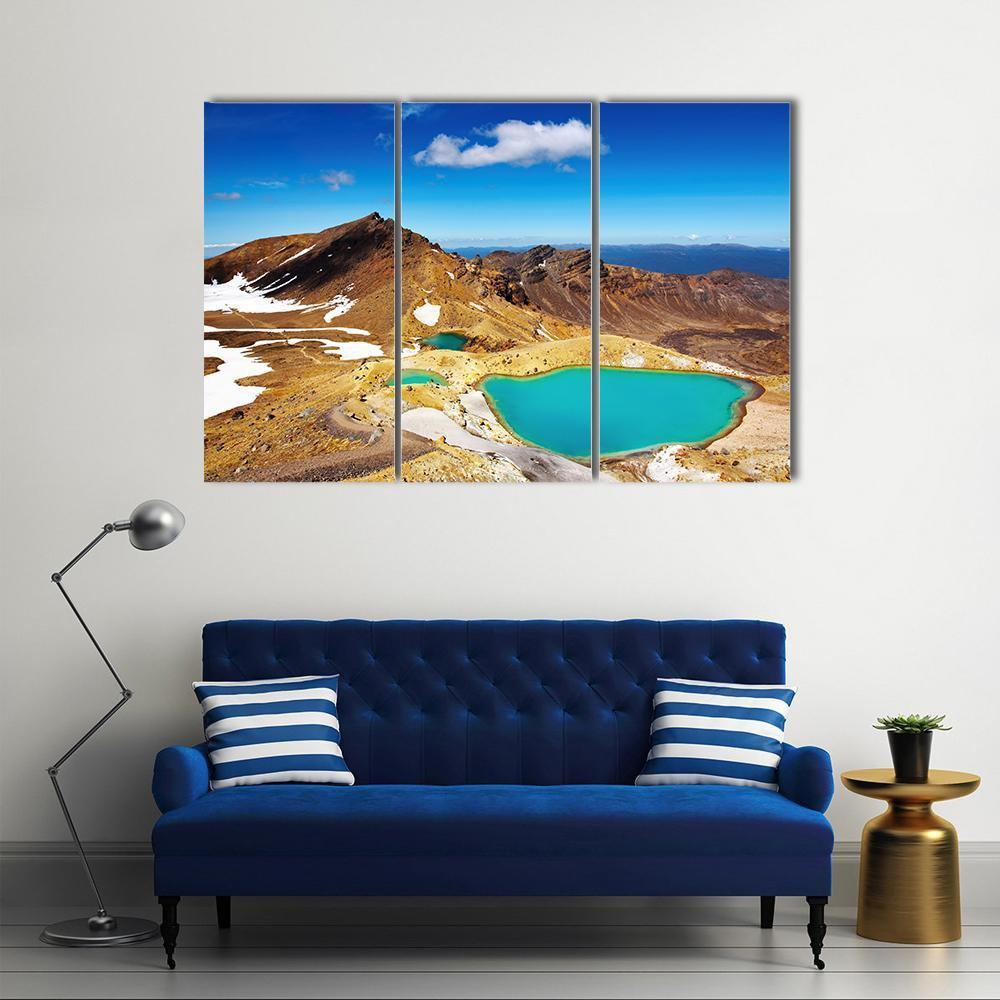 Tongariro National Park Canvas Wall Art-3 Horizontal-Gallery Wrap-37" x 24"-Tiaracle