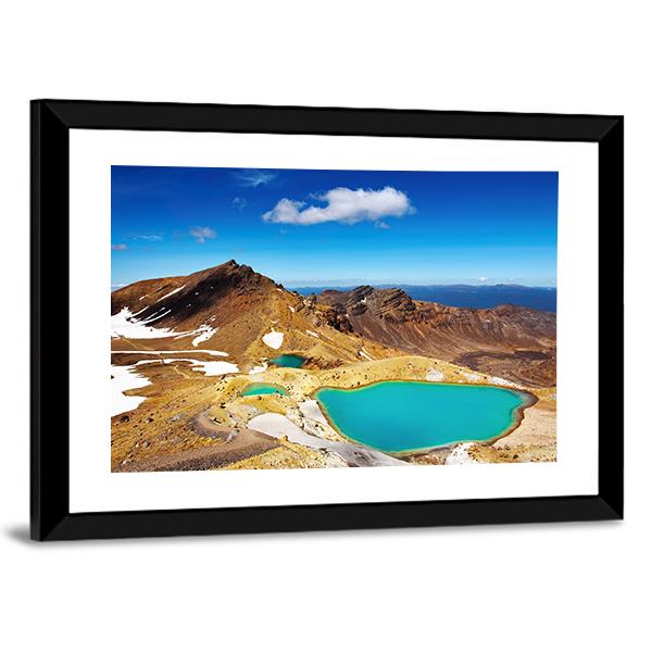 Tongariro National Park Panoramic Canvas Wall Art-1 Piece-36" x 12"-Tiaracle