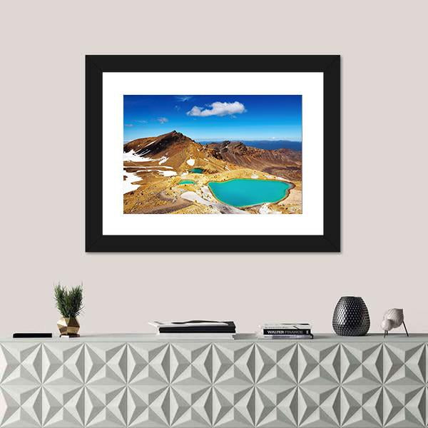 Tongariro National Park Panoramic Canvas Wall Art-1 Piece-36" x 12"-Tiaracle