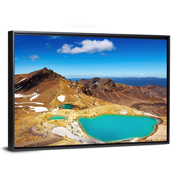 Tongariro National Park Panoramic Canvas Wall Art-1 Piece-36" x 12"-Tiaracle