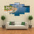 Beautiful City Near The Sea Canvas Wall Art-5 Star-Gallery Wrap-62" x 32"-Tiaracle